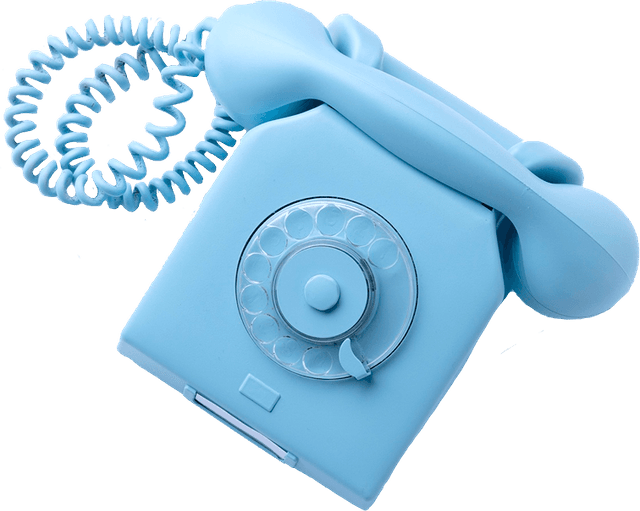 blue phone